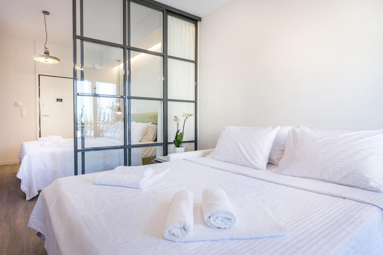 Apartament Syntagma Modern New Flat, Large Balcony With View Ateny Zewnętrze zdjęcie