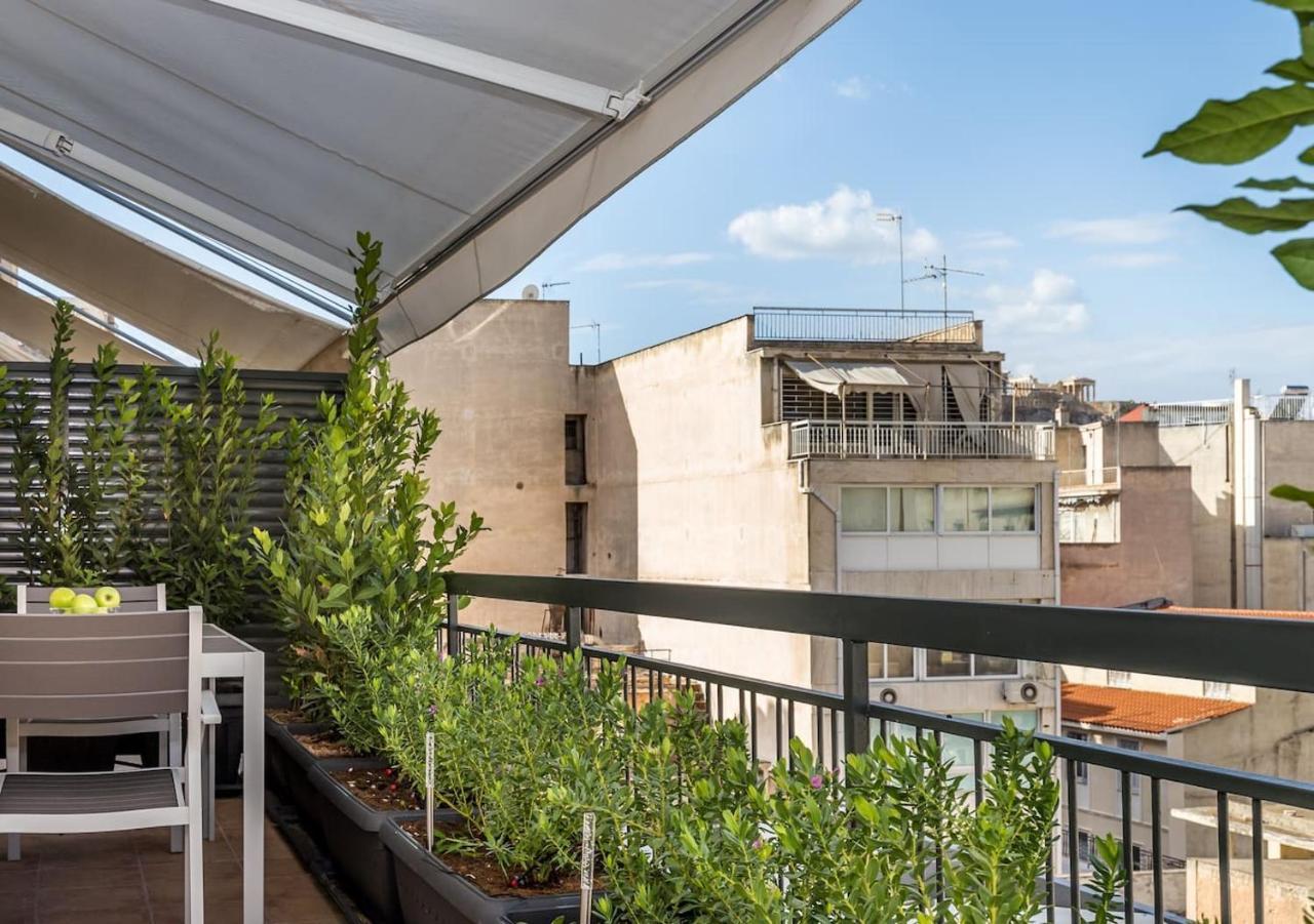 Apartament Syntagma Modern New Flat, Large Balcony With View Ateny Zewnętrze zdjęcie
